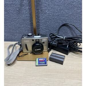 Canon Powershot G1 3.3MP Digital Camera With 128 MB Memory Card, Silver - Tested